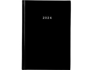 Ημερολόγιο ημερήσιο δετό NEXT Basic 21x29cm 2025 μαύρο
